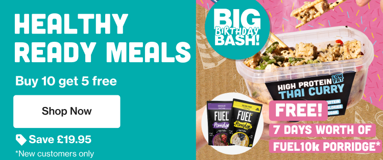 Healthy ready meals - buy 10 get 5 free