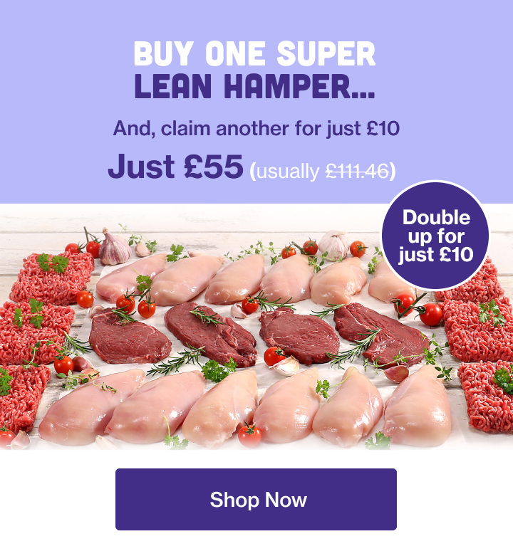 Chicken breast, rump steaks and beef mince arranged on chopping boards