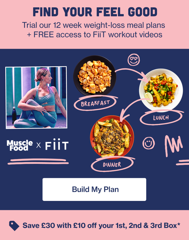 Goal Getters flexible weight loss plans showing breakfast, lunch, dinner and snacks