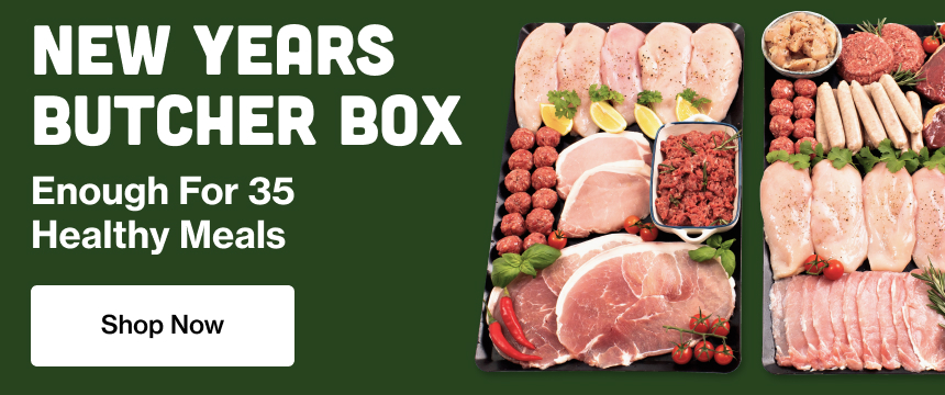 New year butchers box banner
