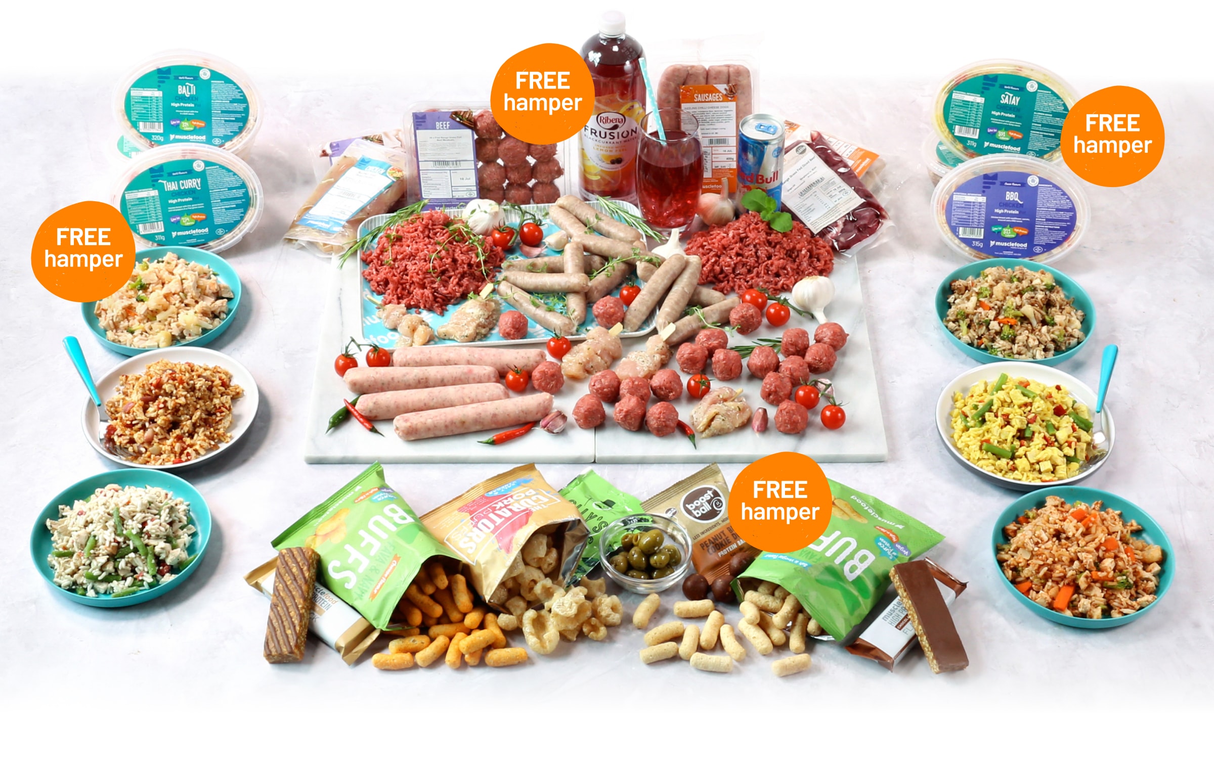 Deal Day Four Free Hampers | musclefood