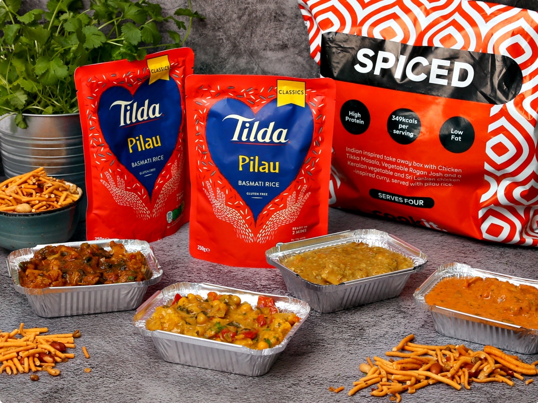 Indian takeaway for 4