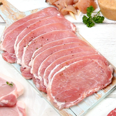 20 x 35g Low Fat Unsmoked Bacon Medallions