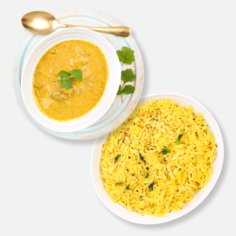 Thai Yellow Chicken Curry & Rice for Two