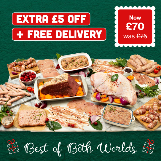 Turkey butterfly and beef topside hamper