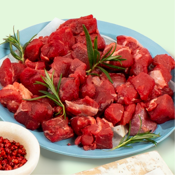 Extra Lean Diced Beef - 2 x 200g