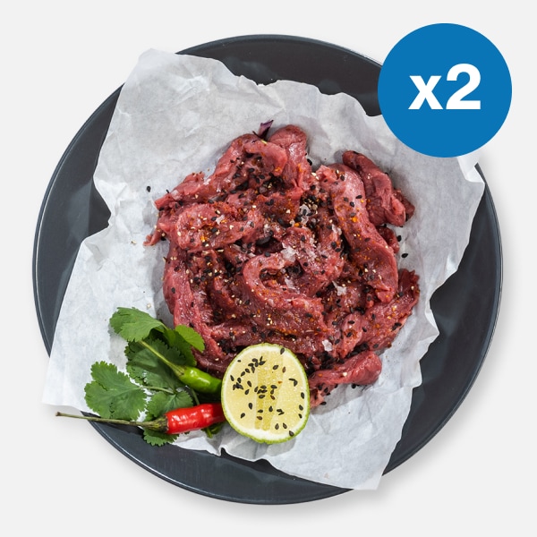2 x Extra Lean Beef Stir Fry Strips - 150g