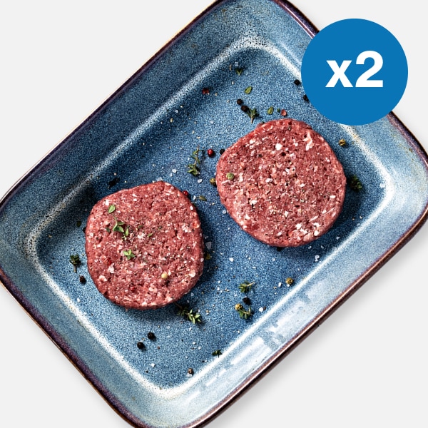 2 x Free Range Steak Burgers - 2 x 114g