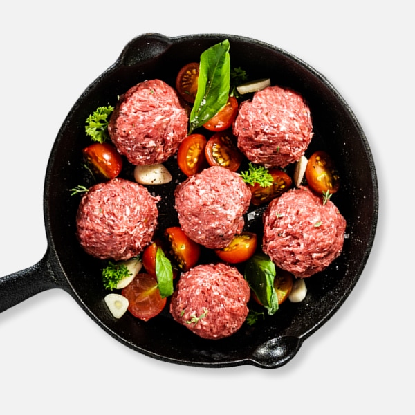 6 x 58g Free Range Beef Meatballs