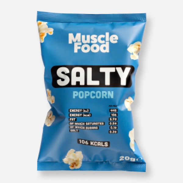 1 x MuscleFood Salty Popcorn - 20g