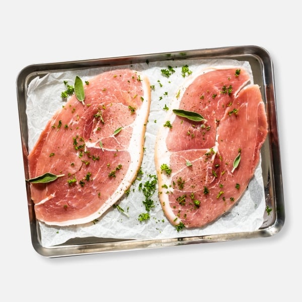 2 x 170g Horseshoe Gammon Steaks 