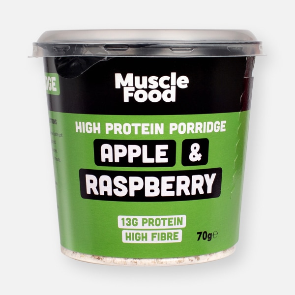 1 x 70g MuscleFood High Protein Apple & Raspberry Porridge Pot