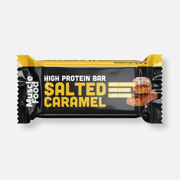 MuscleFood Salted Caramel High Protein Bar 45g