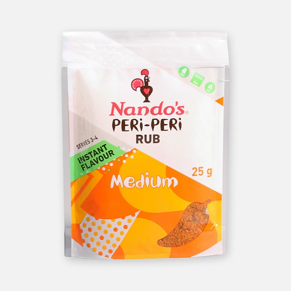 1 x 25g Nando's Medium PERi-PERi Rub