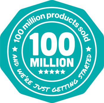 100 Million products sold and we're just getting started