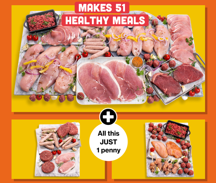 Buy one lean hamper and get two hampers for just 1 penny and FREE delivery