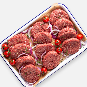 Beef Steak Burgers - 12 x 114g